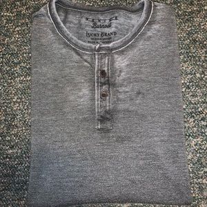 Lucky brand Venice burnout long sleeve shirts 2